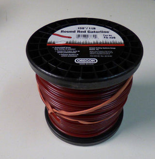 23 - 730 Round Red Trimmer Line Gatorline .130 inch 1 lb Spool - SLE Equipment - 1
