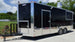 8.5' x 20' Black Catering Event Concession Food Trailer