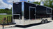 8.5' x 20' Black Catering Event Concession Food Trailer