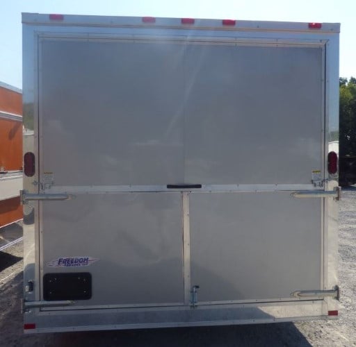 8.5' x 20' Concession Food Trailer Silver Frost Catering Event