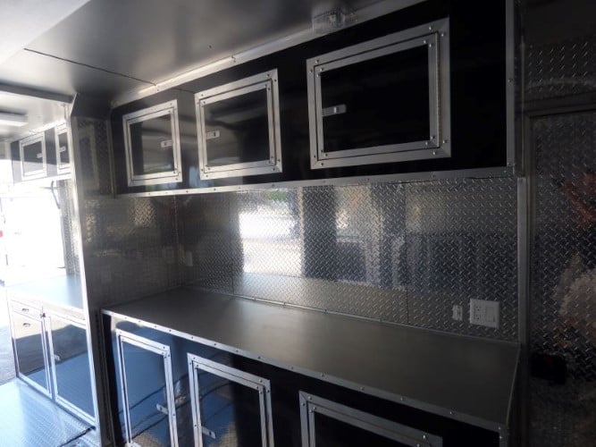 8.5' x 20' Concession Food Trailer Silver Frost Catering Event