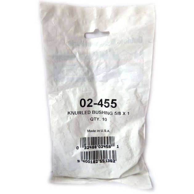 02 - 455 Oregon Knurled Bushings 5/8" x 1" - Pack of 100 - SLE Equipment - 8
