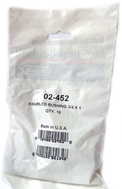 Oregon 02 - 452 Knurled Bushing Sunbelt B1SB1200 - Pack of 10 - SLE Equipment - 6