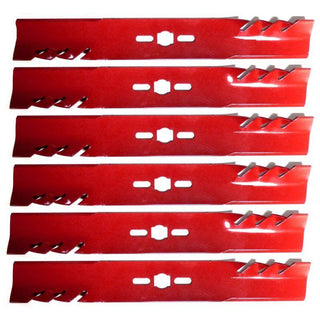 Husqvarna Cub Cadet Fitz All Lawn Mower Gator Blade 17 - 3/4" Length - Multipack of 6 - SLE Equipment - 1