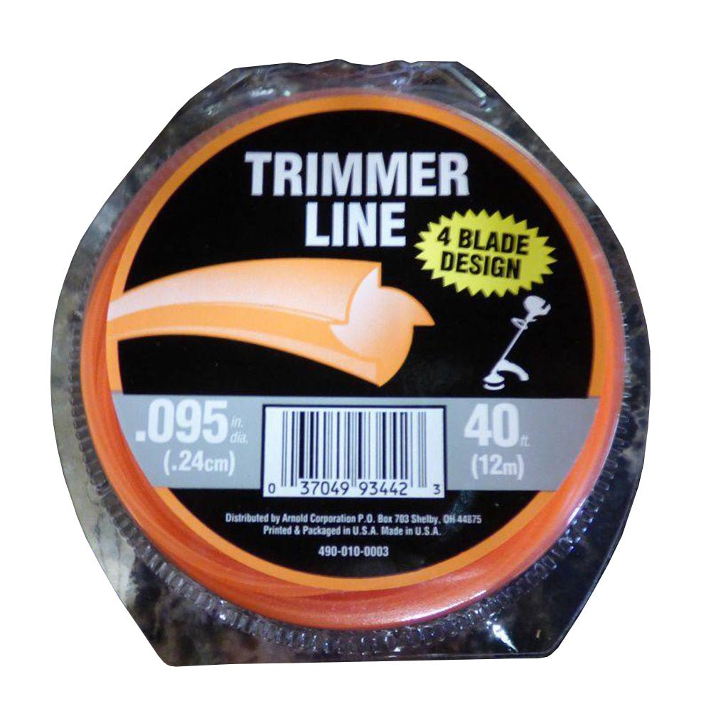 String Trimmer Line .095 Single 40 ft Spool (490 - 010 - 0003) - SLE Equipment - 1