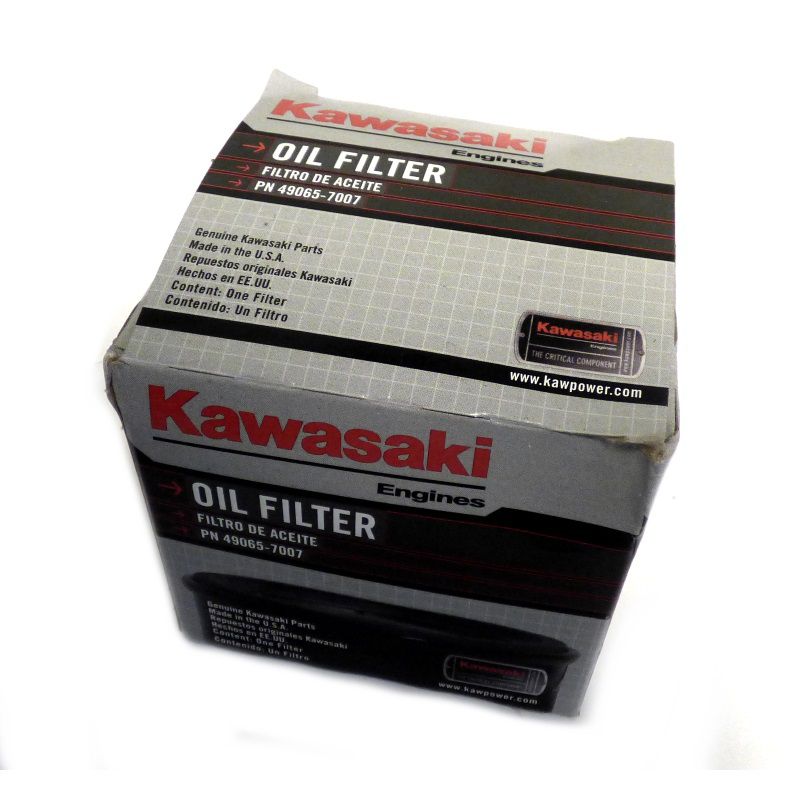 Kawasaki Genuine Part 490657007 FILTER-OIL Set of 2