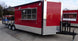 8.5' x 24' Concession Trailer Red BBQ Food Event Catering