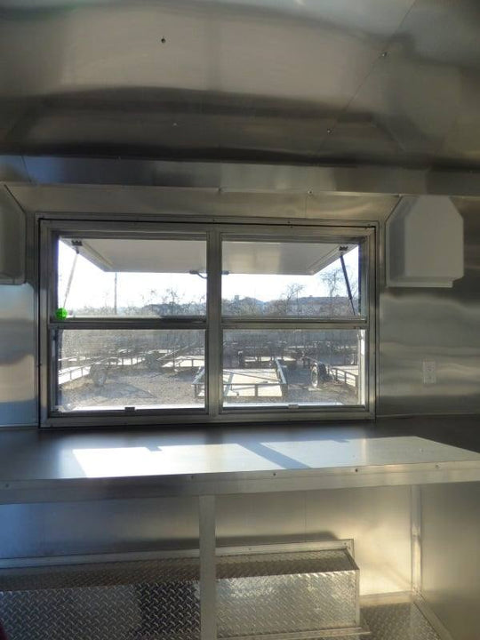 Concession Trailer 8.5'x16' Black - Food Event Catering BBQ - SLE Equipment - 2