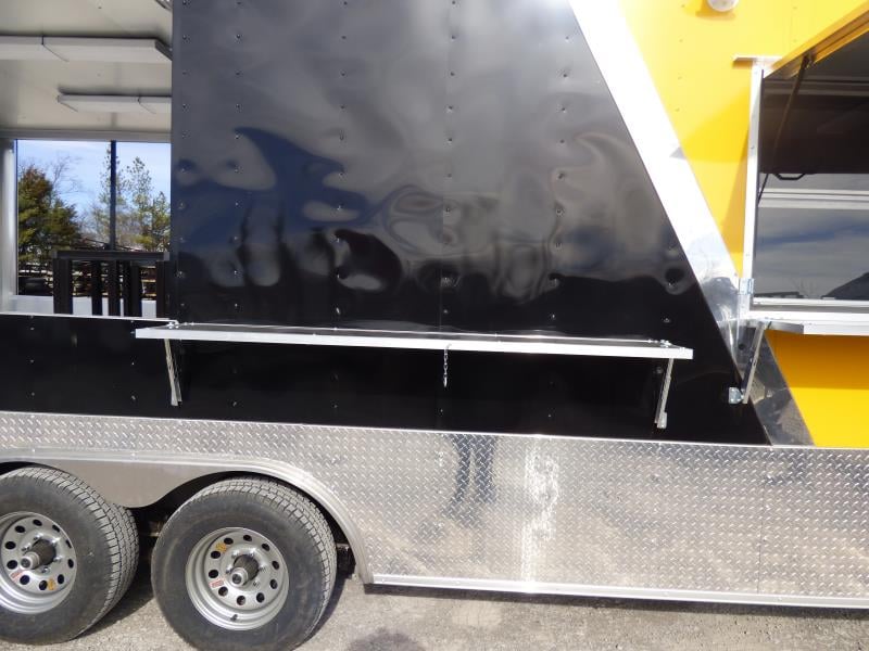 8.5' x 24' Yellow Catering Event Concession Food Trailer