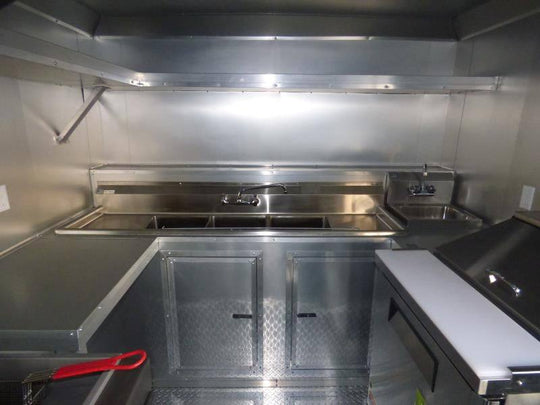 Concession Trailer 8.5'x18' Indigo Blue - Food Event Catering BBQ - SLE Equipment - 2