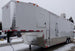 8.5' x 34' White Catering Event Concession Food Trailer