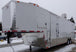 8.5' x 34' White Catering Event Concession Food Trailer