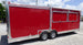 8.5' x 24' Concession Food Trailer Red Smoker Concession