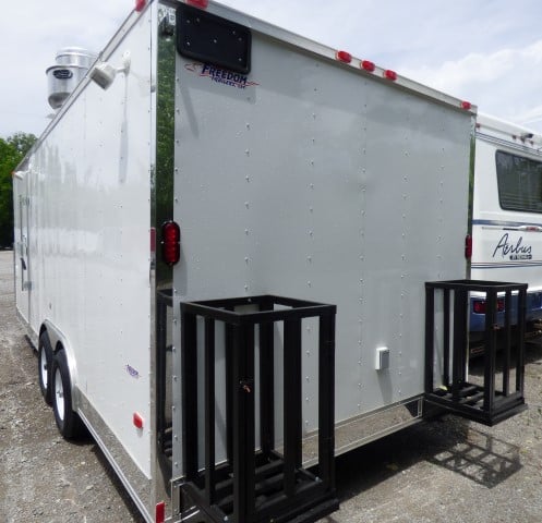 8.5' x 20' White Event Catering Concession Food Trailer