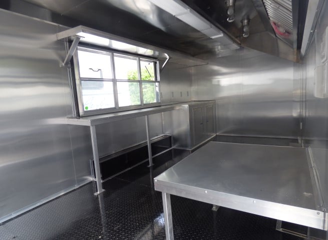 8.5' x 20' White Event Catering Concession Food Trailer