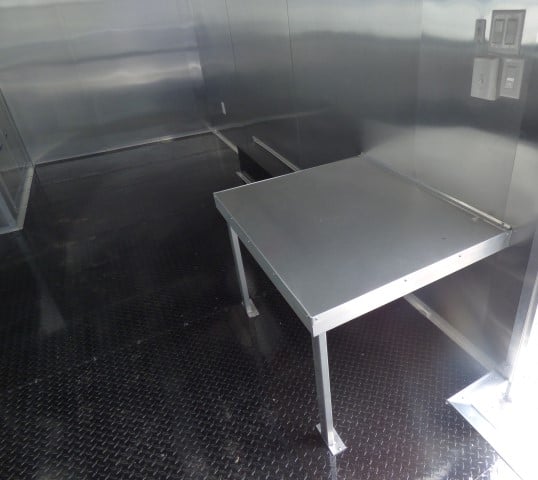 8.5' x 20' White Event Catering Concession Food Trailer