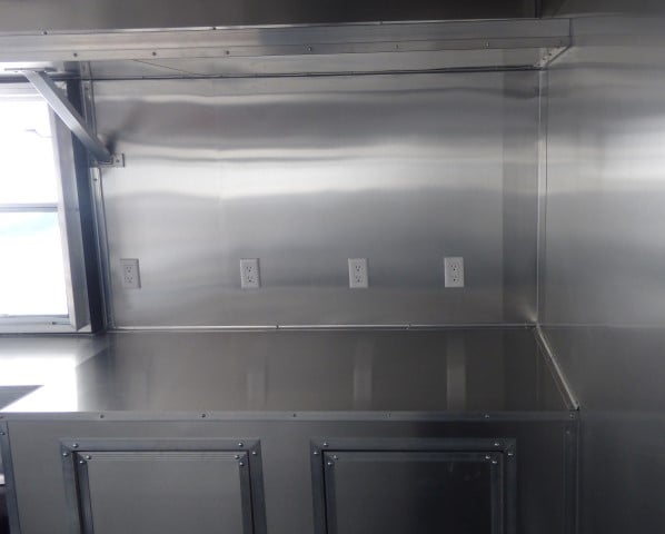 8.5' x 20' White Event Catering Concession Food Trailer