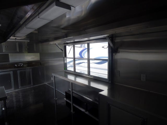 8.5' x 20' White Event Catering Concession Food Trailer