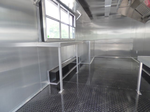 8.5' x 20' White Event Catering Concession Food Trailer