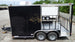 8.5' x 14' Black Concession Food Trailer Catering Event