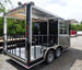 8.5' x 14' Black Concession Food Trailer Catering Event