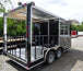 8.5' x 14' Black Concession Food Trailer Catering Event