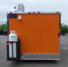 8.5' x 16' Orange Event Catering Concession Food Trailer