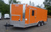 8.5' x 16' Orange Event Catering Concession Food Trailer