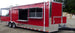 8.5' x 28' Concession Food Trailer Red Catering Event Trailer