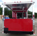 8.5' x 28' Concession Food Trailer Red Catering Event Trailer