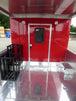 8.5' x 28' Concession Food Trailer Red Catering Event Trailer