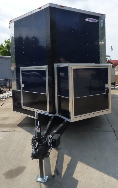 8.5' x 16' Indigo Blue Event Catering Concession Food Trailer