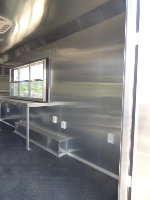 8.5' x 16' Indigo Blue Event Catering Concession Food Trailer