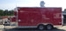 8.5' x 16' Concession Trailer Red Catering Event