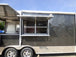 8.5' x 20' Concession Food Trailer Charcoal Grey Catering Event