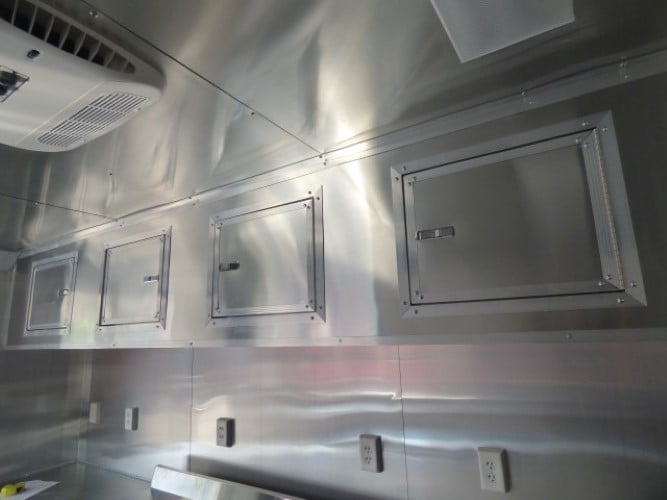 8.5' x 20' Concession Food Trailer Charcoal Grey Catering Event