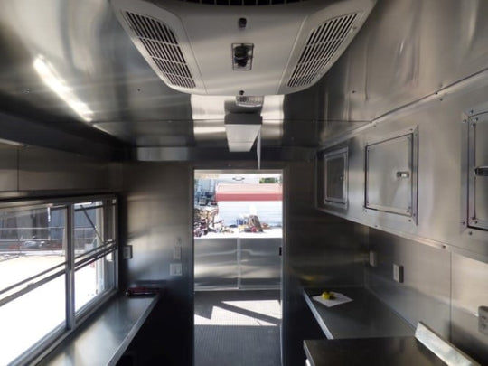 8.5' x 20' Concession Food Trailer Charcoal Grey Catering Event