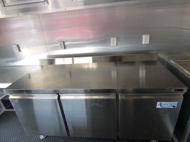 8.5' x 20' Concession Food Trailer Charcoal Grey Catering Event