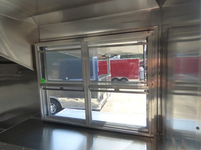 8.5' x 16' Concession Food Trailer Indigo Blue Catering Event