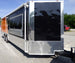 8.5' x 24' Concession Food Trailer Orange and Black With Appliances