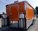 8.5' x 24' Concession Food Trailer Orange and Black With Appliances