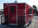 8.5' x 16' Concession Trailer Red Food With Appliances