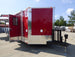 8.5' x 30' Concession Trailer Red Catering Event