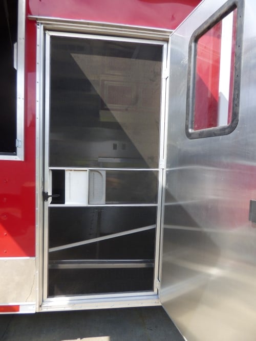 8.5' x 30' Concession Trailer Red Catering Event