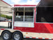 8.5' x 30' Concession Trailer Red Catering Event