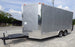 8.5' x 16' Concession Trailer Silver Frost Catering Event