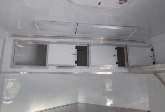 8.5' x 26' Concession Food Trailer White With Appliances