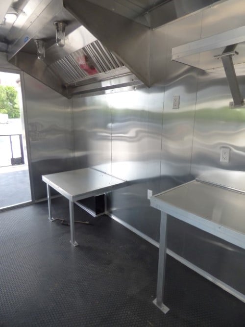 8.5' x 26' Concession Food Trailer Red Catering Event