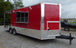 8.5' x 21' Victory Red Event Catering Concession Food Trailer