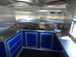 8.5' x 22' Cobalt Blue BBQ Event Catering Concession Food Trailer